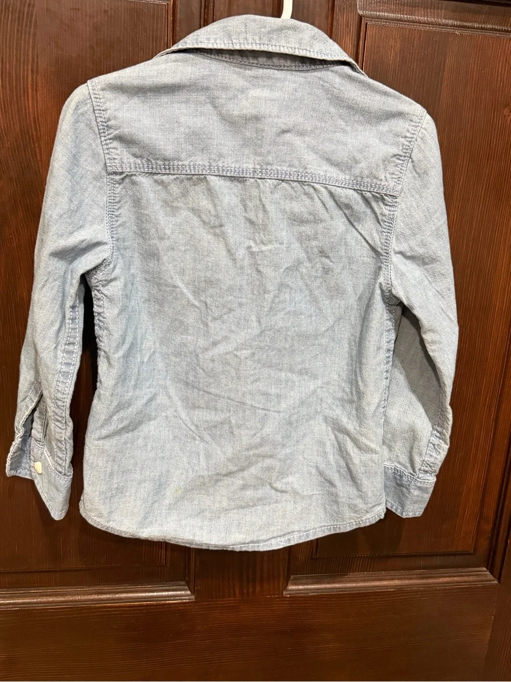 OshKosh B'gosh Light Wash Denim Shirt Jacket in Pale Blue